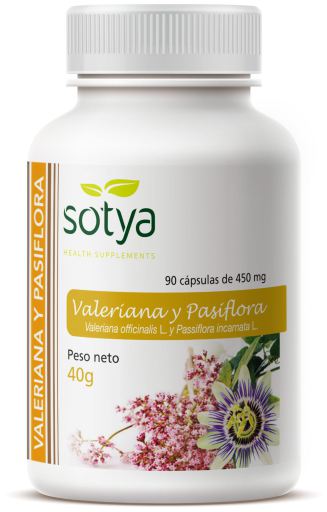 Valerian and Passionflower 450 mg 90 Capsules