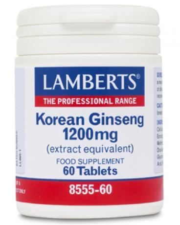 Korean ginseng 1,200 mg 60 capsules