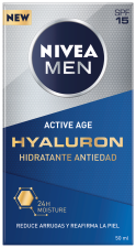 Men Hyaluron Anti-Aging Moisturizing Cream SPF 15 50ml