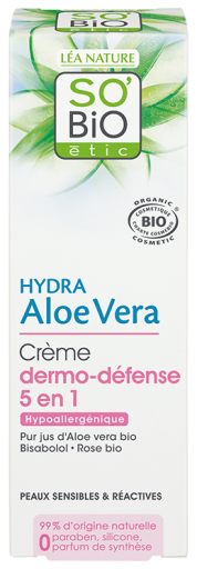 Hydra Aloe Vera Organic hydration 5 in 1 Dermo-Defense Cream