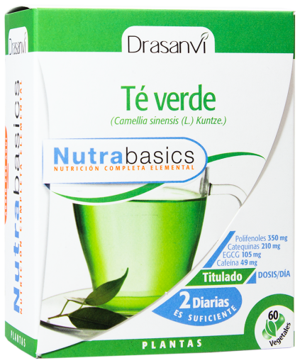 Green Tea 60 capsules Nutrabasicos