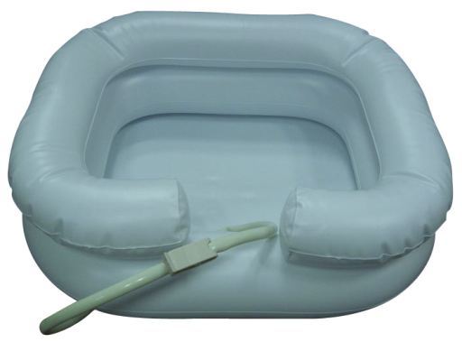 Inflatable lavacabezas