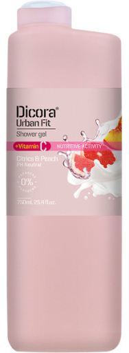 Shower Gel with Vitamin C Citrus and Peach 750 ml