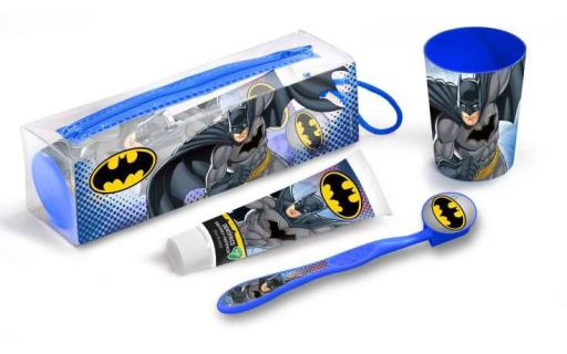 Batman Mouth Cleaning Set Toothpaste + 3 pieces