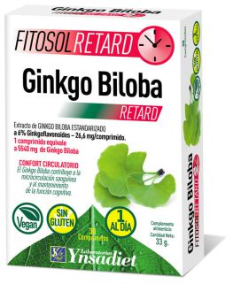 Ginkgo Biloba Sitosol Retard 33 gr 30 Tablets