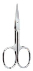 Chrome Straight Tip Manicure Scissors