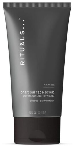 Homme Charcoal Facial Scrub 125 ml