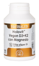 Holovit Vegan D3+K2 With Magnesium 180 Capsules