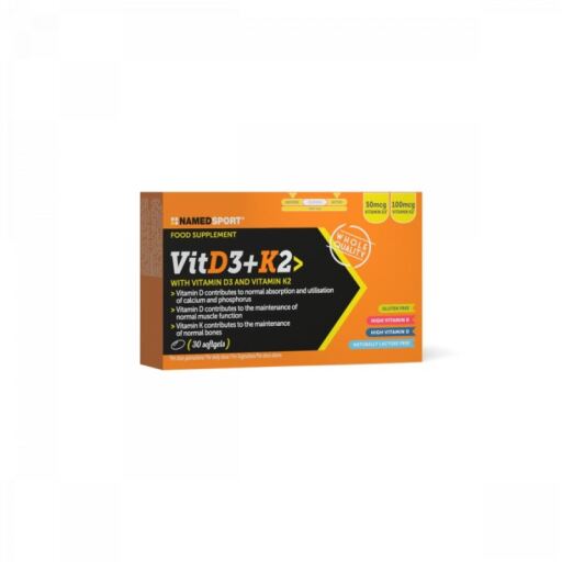 Vitamin D3+K2 30 Tablets