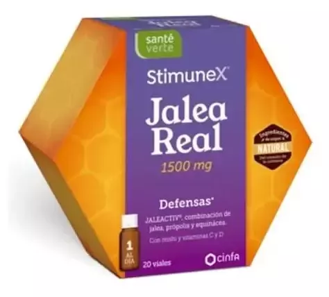 Stimunex Royal Jelly 1500 mg Defenses 20 Vials