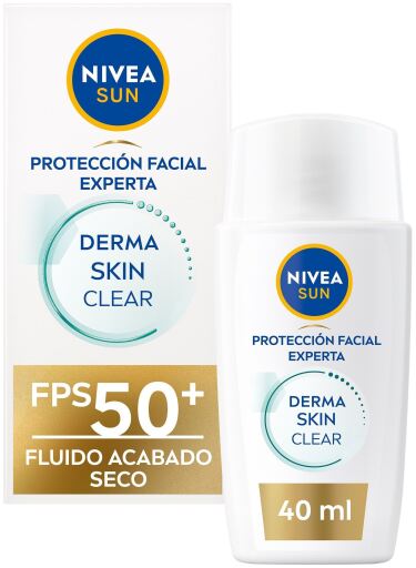 Sun Derma Skin Clear Dry Finish Fluid SPF50+ 40 ml