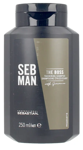 Seb Man The Boss Thickening Shampoo Refreshing Tonic 250 ml