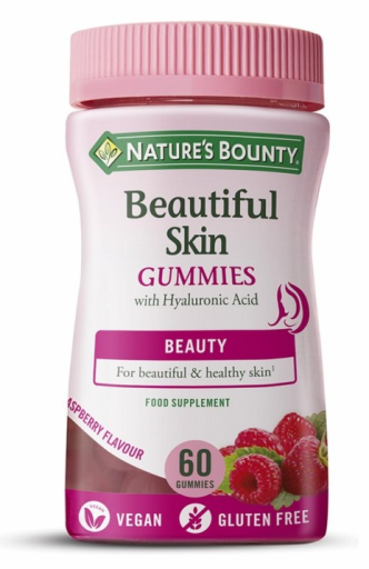 Beautiful Skin with Hyaluronic Acid 60 Gummies